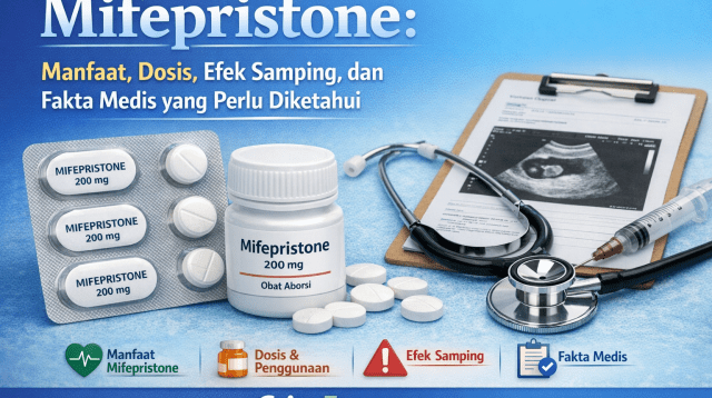Mifepristone - Manfaat, Dosis, Efek Samping, dan Fakta Medis yang Perlu Diketahui