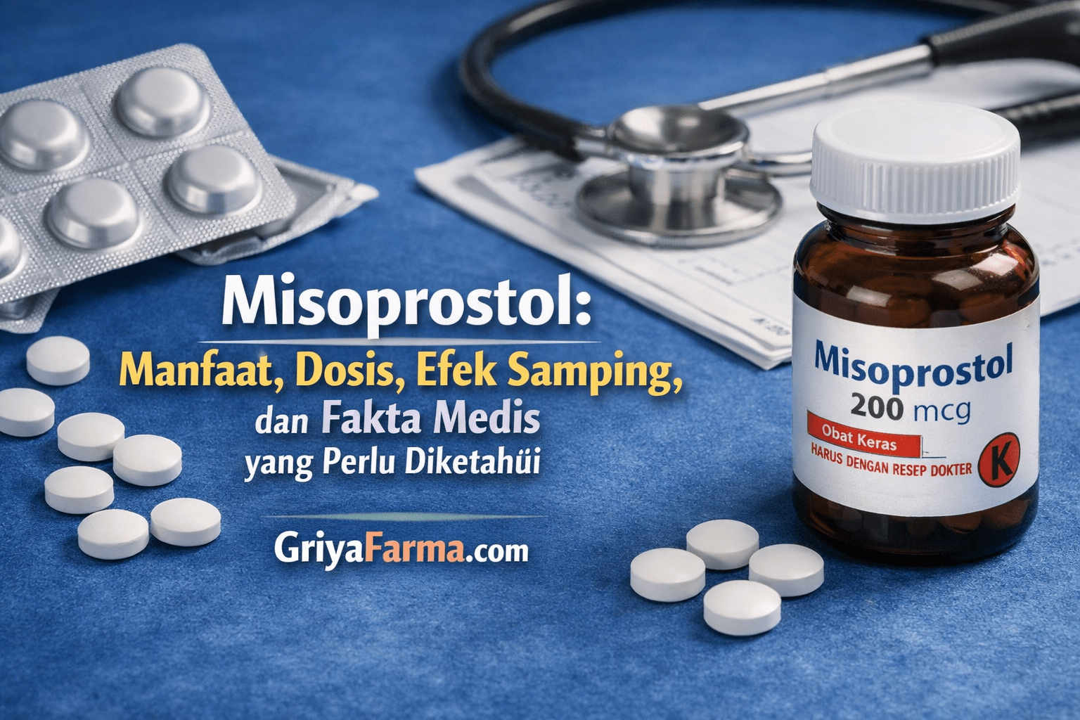 Misoprostol - Manfaat, Dosis, Efek Samping, dan Fakta Medis yang Perlu Diketahui