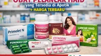 Obat Pelancar Haid yang Tersedia di Apotik + Harga Terbaru