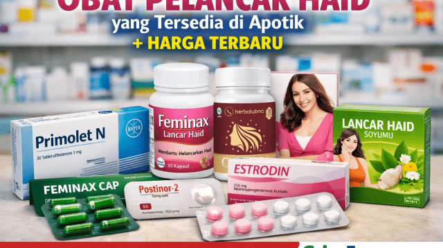 Obat Pelancar Haid yang Tersedia di Apotik + Harga Terbaru