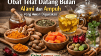 Obat Telat Datang Bulan Alami dan Ampuh yang Aman Digunakan