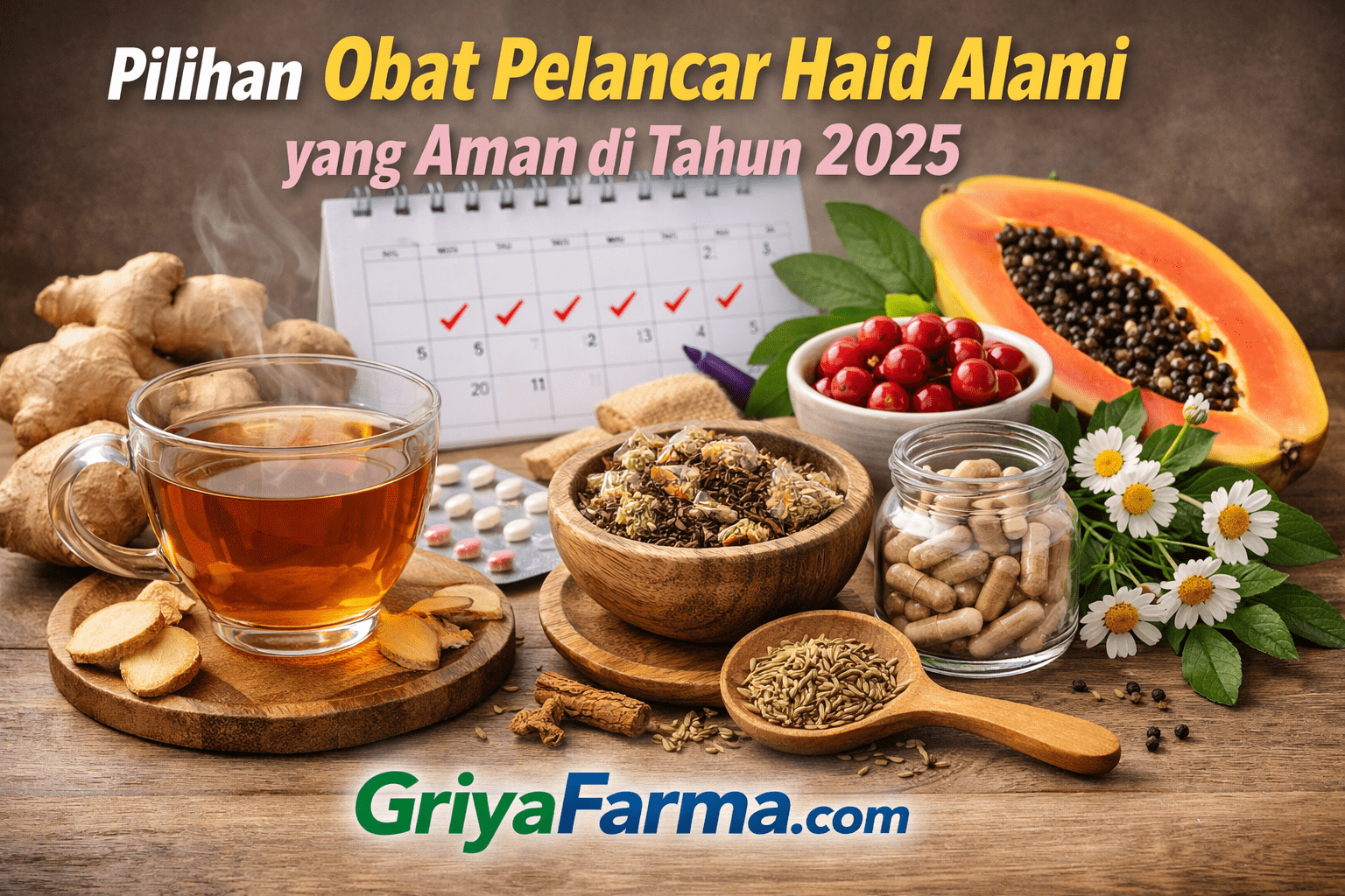Pilihan Obat Pelancar Haid Alami yang Aman di Tahun 2025