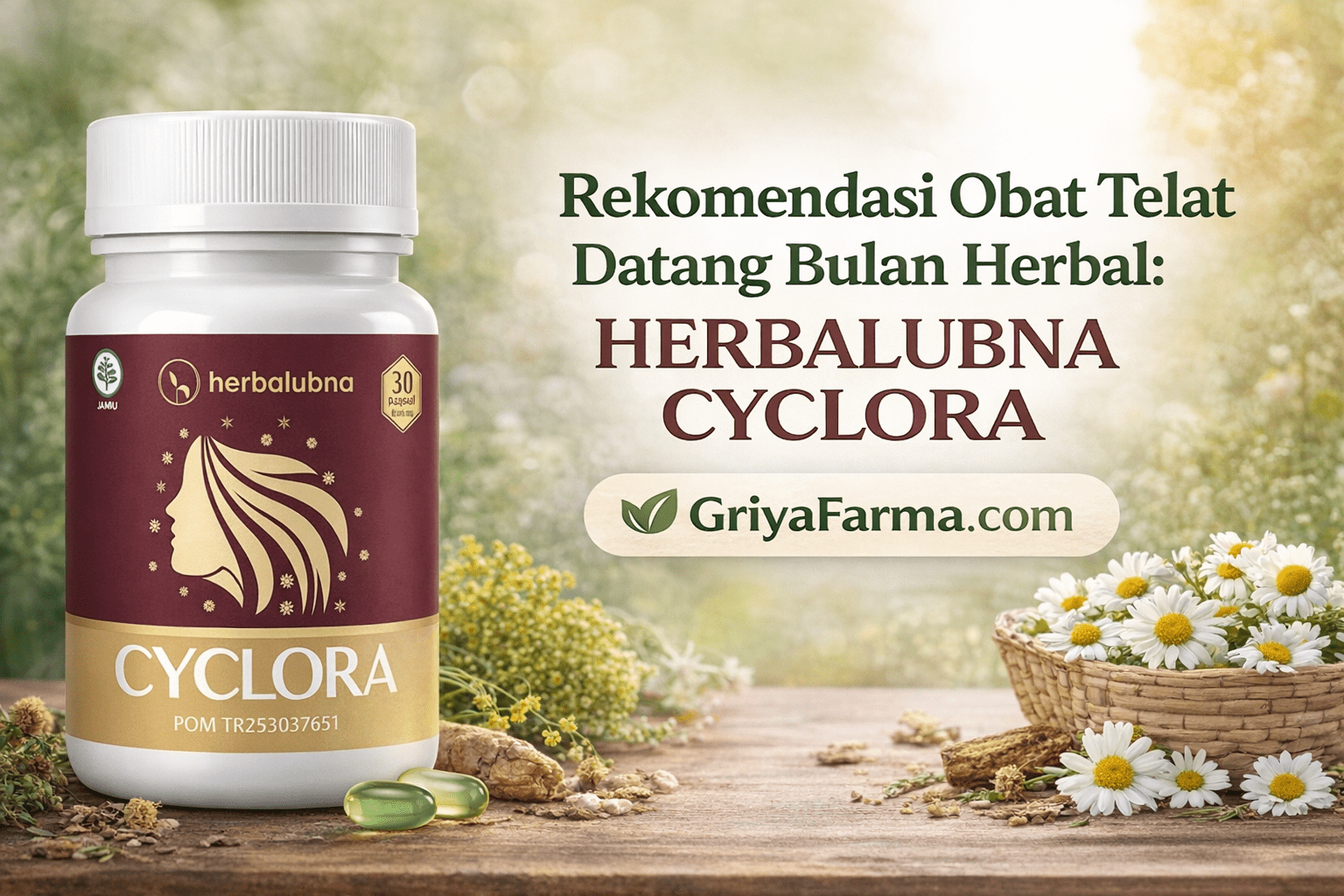 Rekomendasi Obat Telat Datang Bulan Herbal - HERBALUBNA CYCLORA