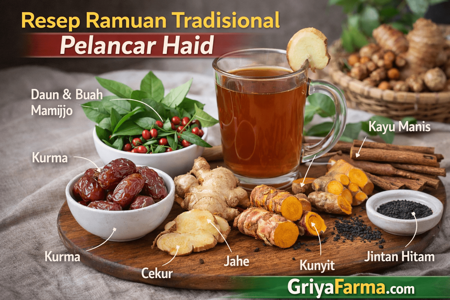 Resep Ramuan Tradisional Pelancar Haid