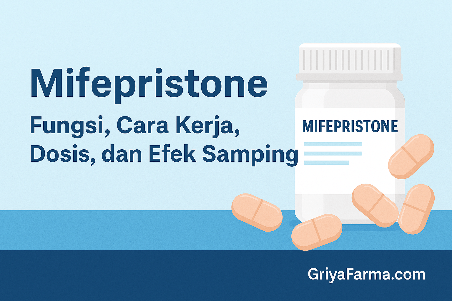 Mifepristone: Fungsi, Cara Kerja, Dosis, dan Efek Samping