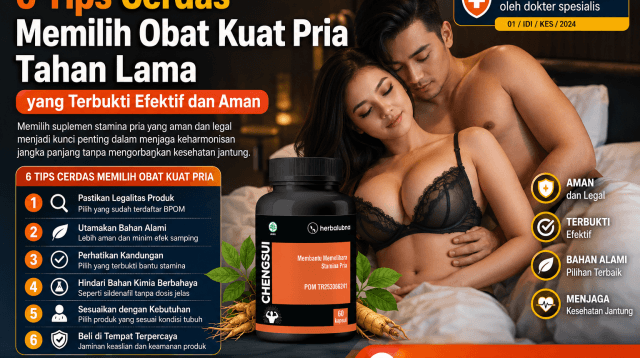 Panduan cerdas memilih obat kuat pria tahan lama yang aman dan memiliki izin BPOM