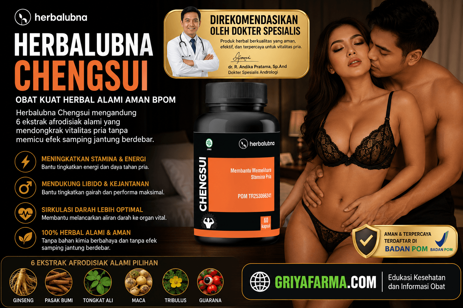 Herbalubna Chengsui obat kuat herbal alami aman BPOM